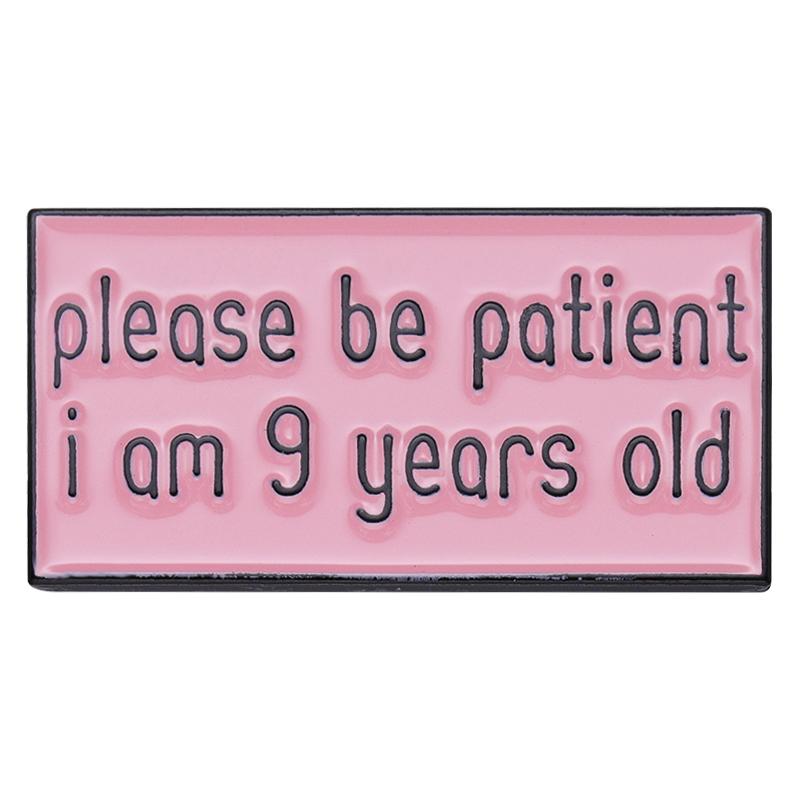 HELLO I'M AWESOME Enamel Pins Custom My Name Is Trouble Better Than You Brooch Lapel Badge Funny Dialog Box Slogan Jewelry