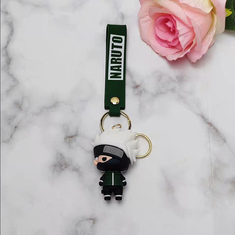 Genshin Impact And Naruto Silicone Keychain Figurine Collectible For Anime Fans