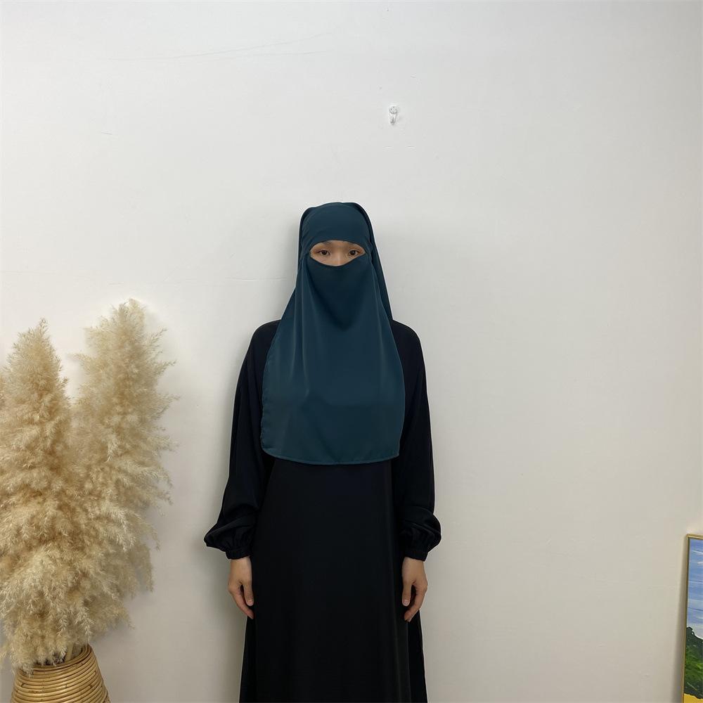 Women Fashion High Quality Hijabs Girl Muslim Ethnic Scarves Shawls Adjustable Nylon Headscarf Turkish Daily