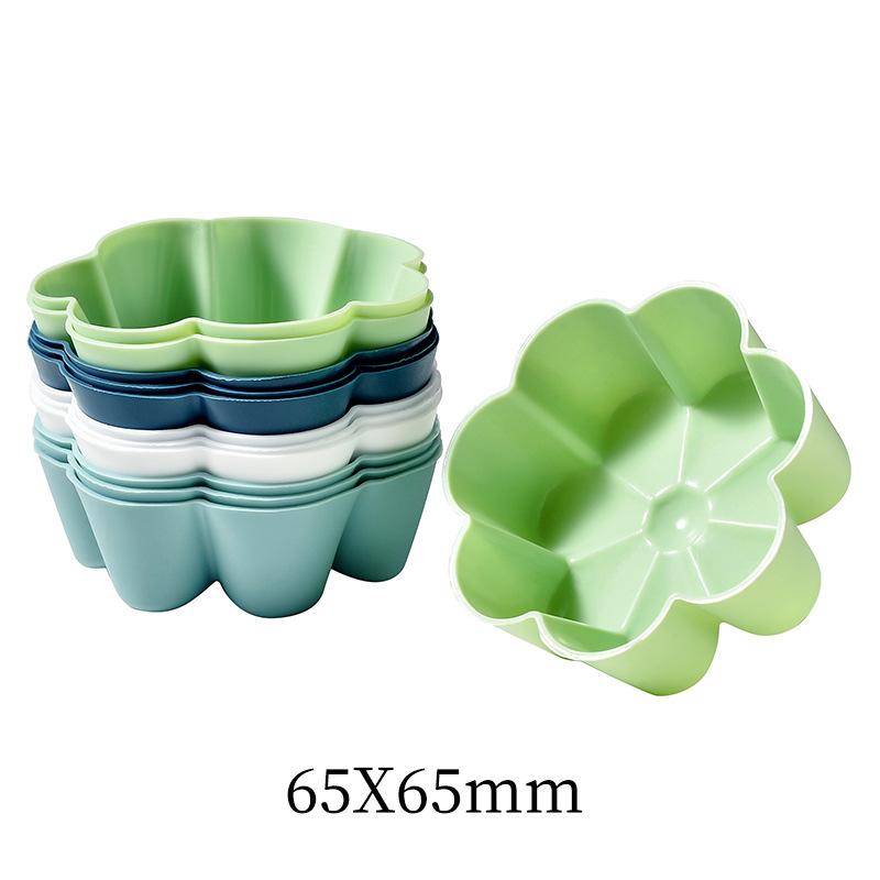 12pcs/set Silicone Cupcake Baking Cups Reusable & Non-stick Muffin Liners Holders Set Silicone Cake Molds