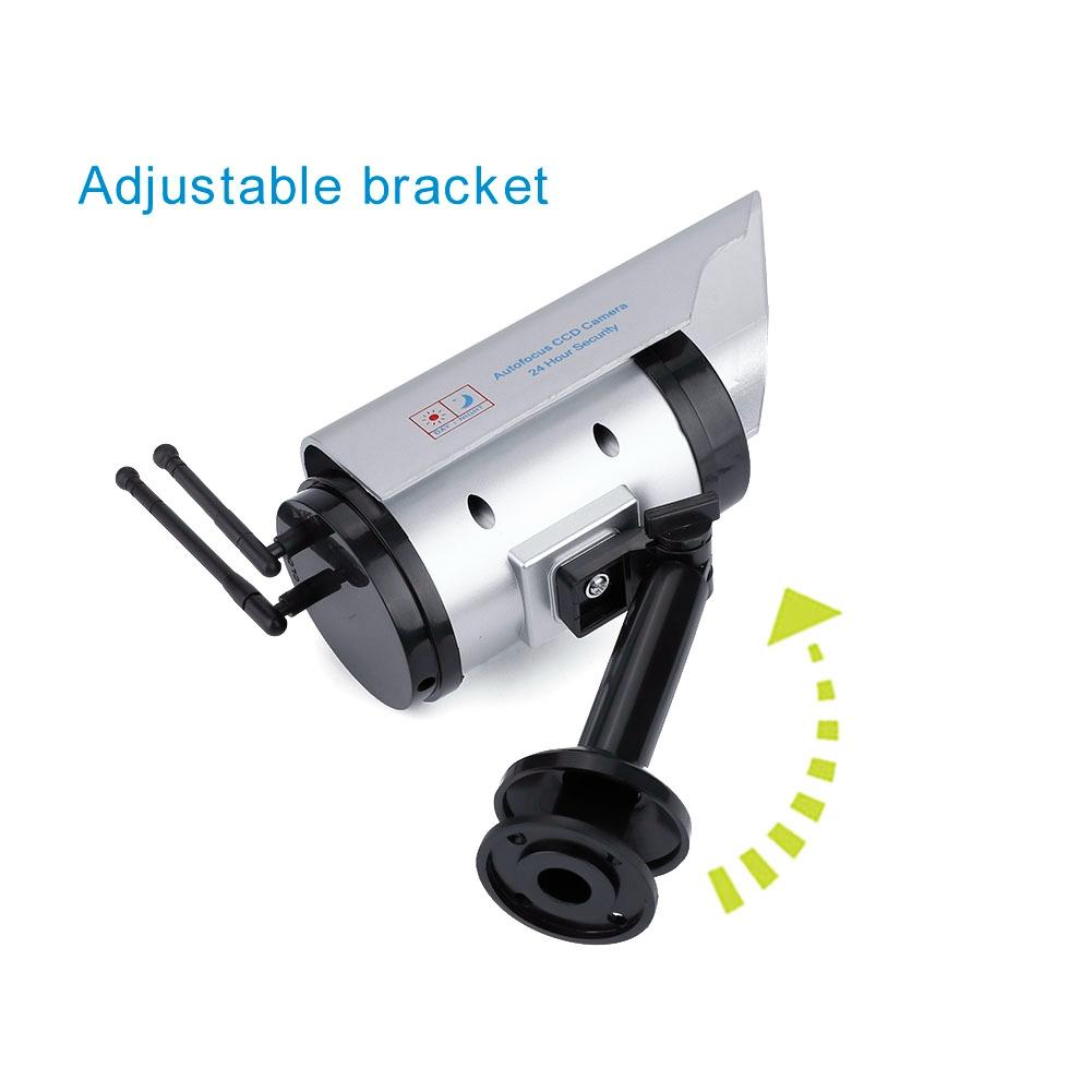 Solarbetriebene Fake-Attrappenkamera Einstellbar Für Sicherheitsüberwachung Innen- und Außenbereich