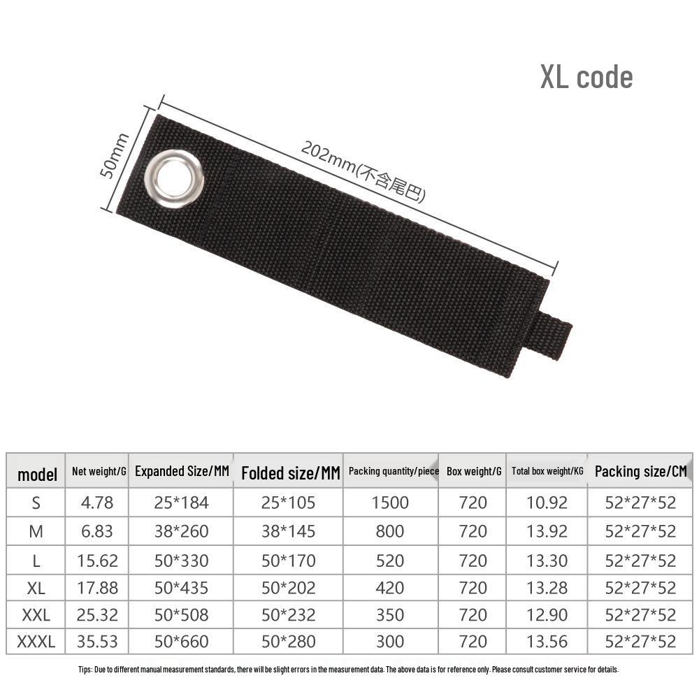 Nylon Velcro Heavy-Duty Extension Cord Holder & Tie-down Strap