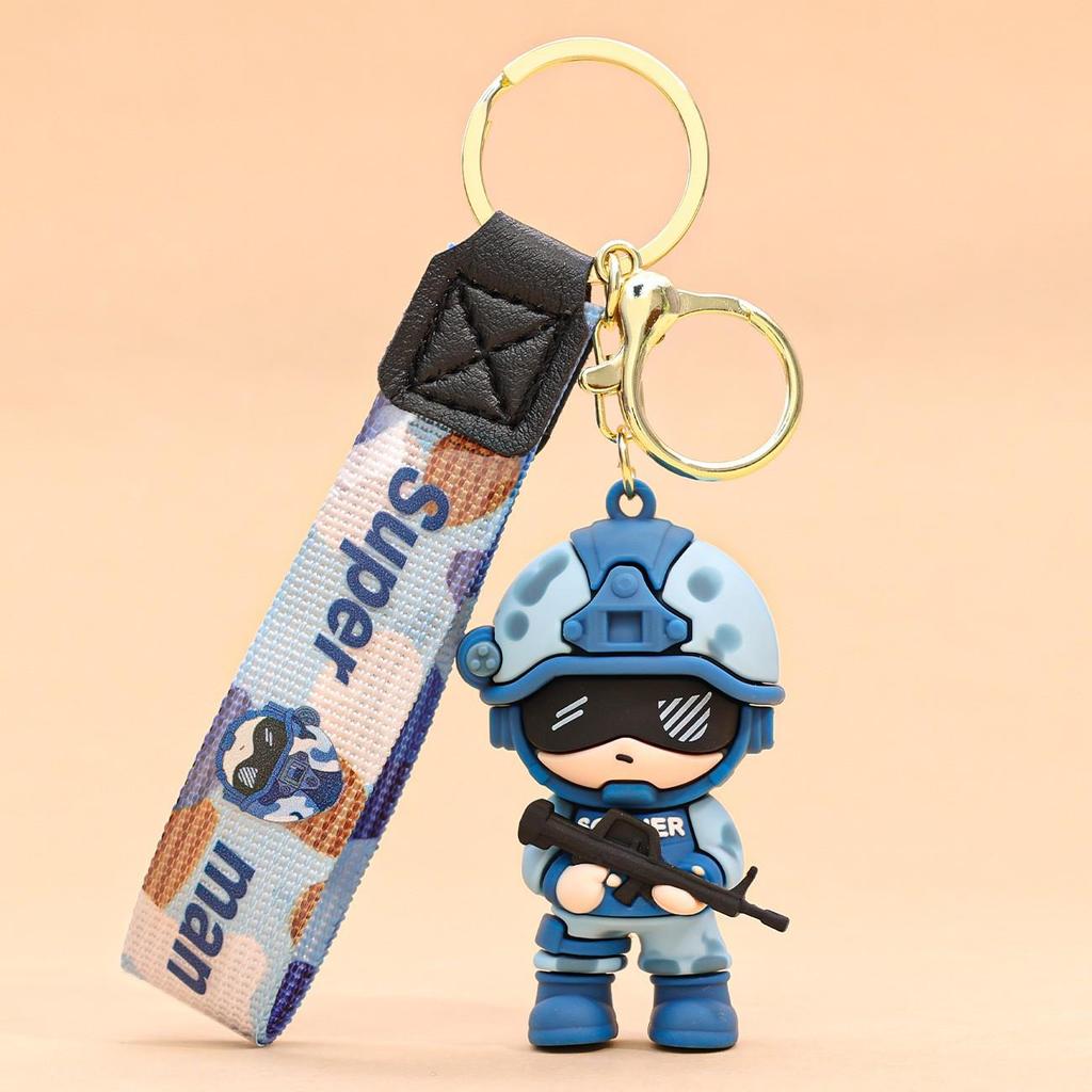 Military Appreciation Keychain: Navy, Army, Air Force Bag & Car Ornament - Ideal for Army Day Gifts