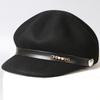 Autumn and Winter New Top Hat Wool Cap Fashionable Elegant Hat Women's Trendy Woolen Hat Fashionable Star Anise Felt Hat