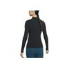 Nike Solid Color Slim Fit Zip Jacket Women Jackets Black DD5534-010