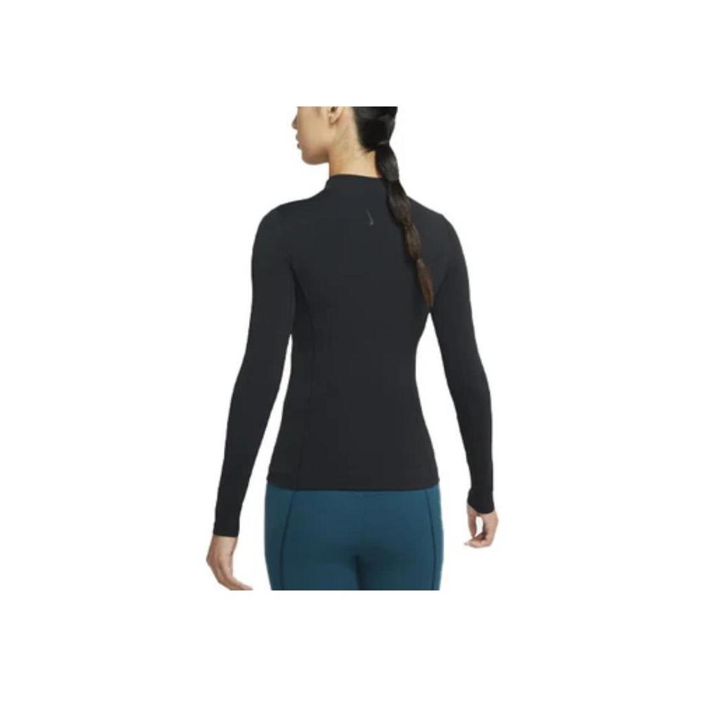 Nike Solid Color Slim Fit Zip Jacket Women Jackets Black DD5534-010