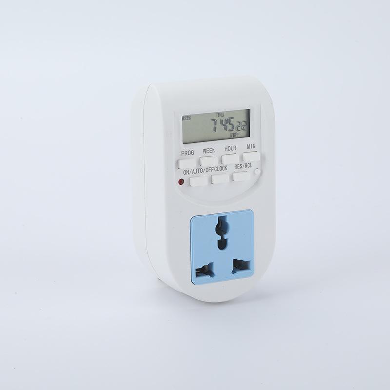 Gniazdko z timerem 20A, wtyczka EU, cyfrowy wyświetlacz, programowalne, oszczędzające energię, gniazdko z timerem elektrycznym, gniazdko z timerem elektrycznym, gniazdko z timerem