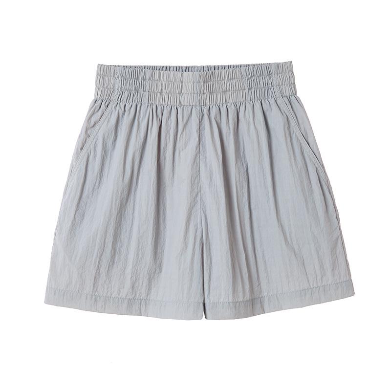 

Комплект из женской рубашки Baishiwang UPF50+ из нейлона с защитой от солнца и шорт с высокой талией Small