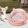 Bear Shaped Cat Bed Dog Beds Indoor Cats Furniture Sleeping Snooze Autumn House for