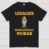 Legalisieren Sie Freizeit-Nukes Baumwolle Sommer Lässig Kühl Locker T-Shirt