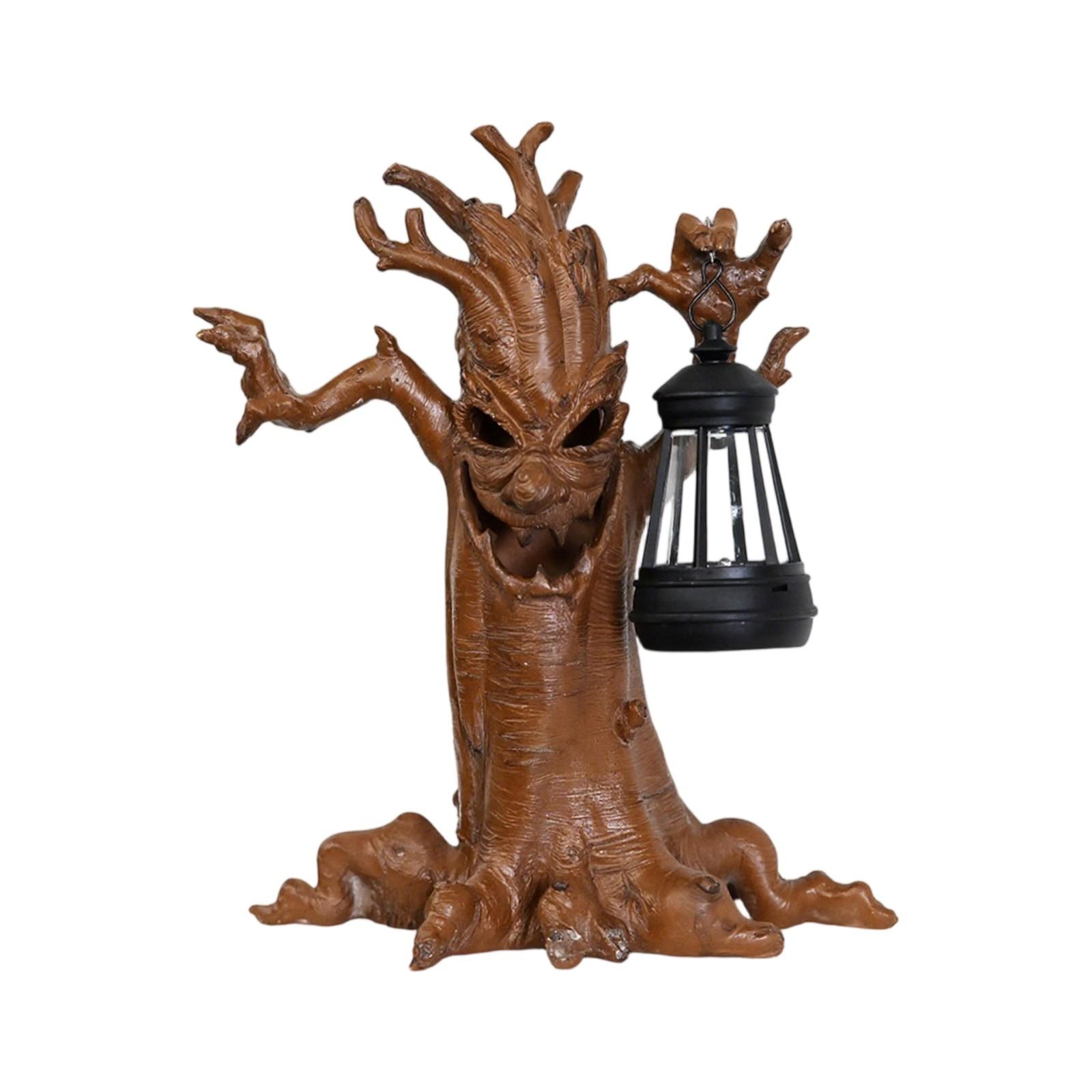 

Хэллоуин Дерево Украшение Солнечный Ручной Фонарь Фестиваль Атмосфера Ужаса Сцена Украшение Дерево Украшение One Size