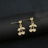 New Sweet Cherry Earrings for Women Red Cherry Fruit Stud Earring Cute Girl Simple Exquisite Edition Luxury Designer Jewelry