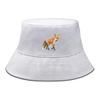 Lifelike Fox Print Bucket Hat , Animal Fisherman Hat Beach Unisex Summer Beach Cap