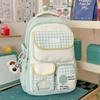 Schoolbag new schoolbag high value dopamine cute female backpack campus middle and high school students large capacity backpack pain bag