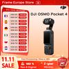 DJI Osmo Pocket 4 Pocket Gimbal Vlog Camera 1″ CMOS & 4K/240fps 3-Axis Stabilization 2× Lossless Zoom 2"Rotatable Screen Camera