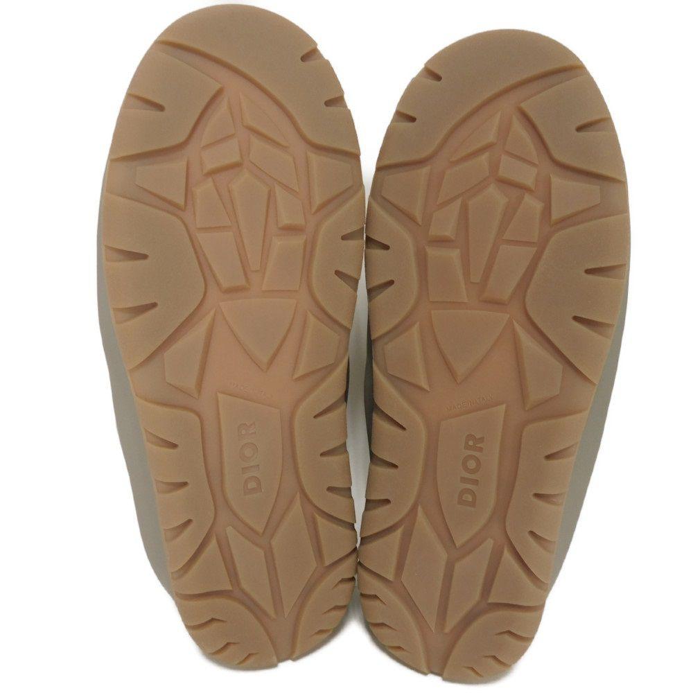 Used 10656 Snow Slippers 3SA089ZHN_H161 7897 39 Logo Calfskin Rubber 9.4" Oblique Quilted Nylon Excellent Condition