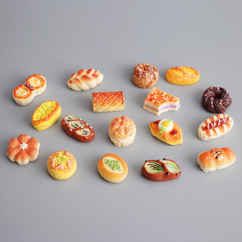 

Кукольный домик Миниатюрный мини-витрина для еды Шоу-стенд Торт Хлеб Десерт Шкаф Канто Кухонная кладовая Мебель Модель Сценический реквизит as the picture