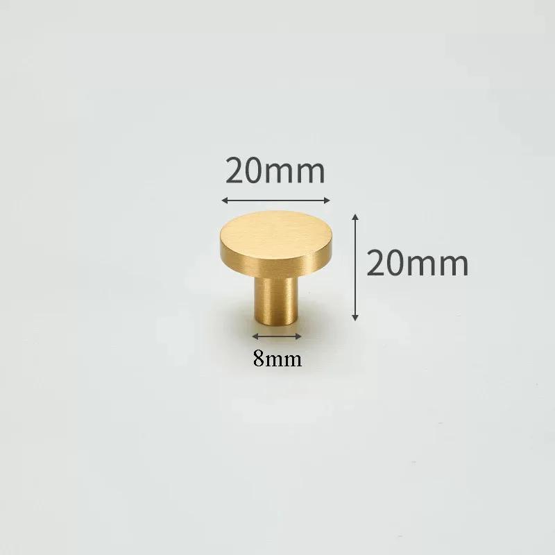 Современные простые латунные ручки для шкафов Мебельная ручка для шкафа Кухонные медные ручки Дверная ручка