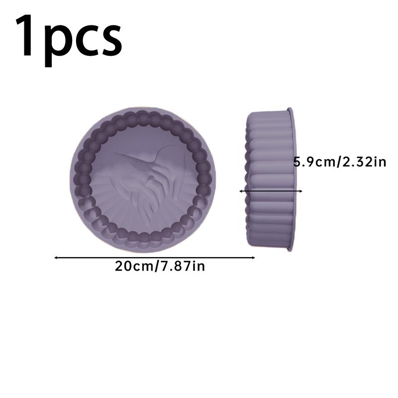 6 Inch Charlotte Cake Pan Silicone Cheesecake Nonstick Round Silicone Baking Mold Cake Molds For Strawberry Shortcake Tart Pie