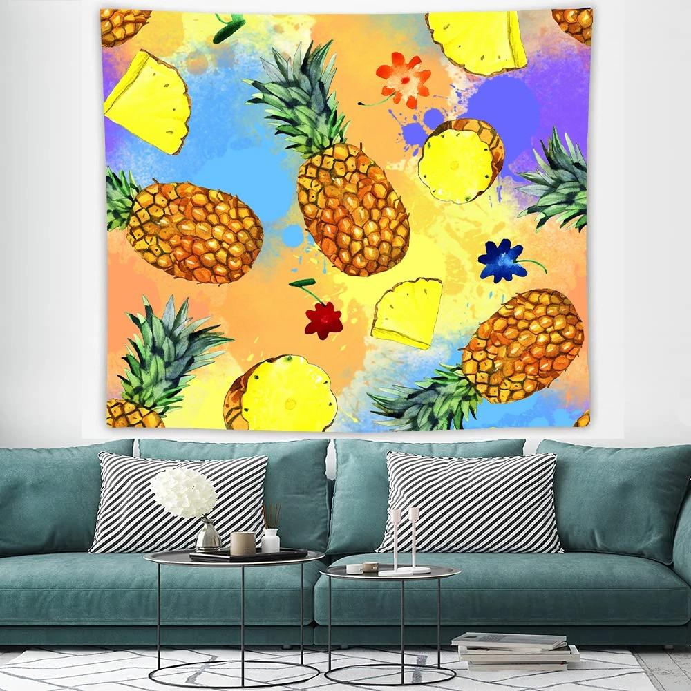 

Узор ананаса Модный домашний декор Гобелен Гостиная Спальня Гобелен 100x75cm