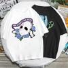 Gra Sally Face Maska T-Shirt Unikalny Styl Gotycki Krótki Rękaw Modny Hip-hop Streetwear Kobiety Mężczyźni Oversize T-Shirt Camisetas