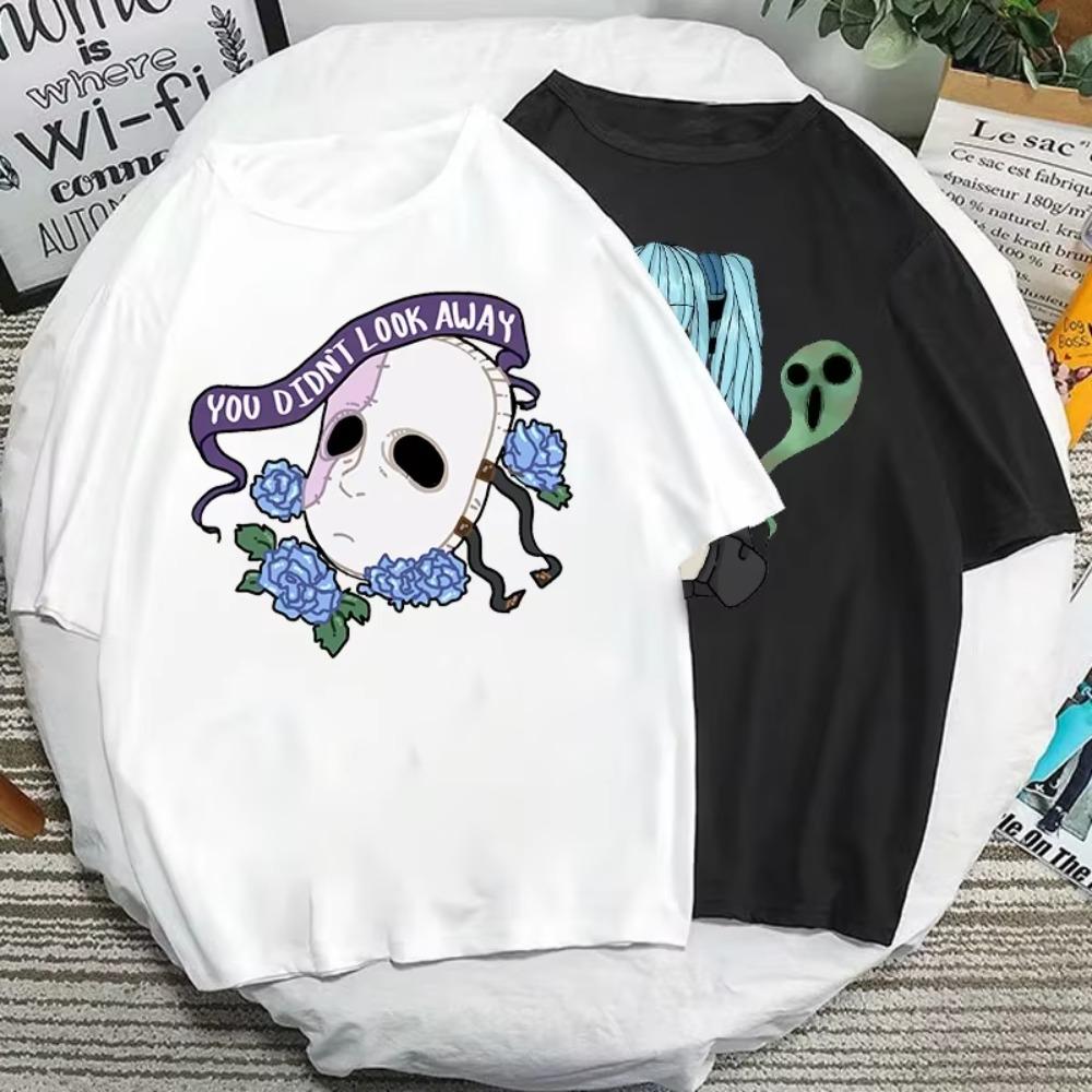 Game Sally Face Mask TShirt Unique Gothic Style Short-sleev Tee Fashion Hip-hop Streetwear Women Men Oversized T-Shirt Camisetas