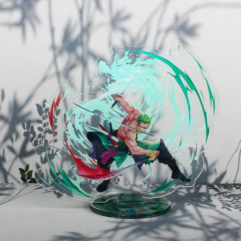 Anime One Piece Luffy Charlotte Linlin Edward Newgate Donquixote Doflamingo Kuzan Jinbe Acrylic Stand Figures Toys Decoration