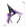 Enchanting Witch Hat Headband - Magical Hair Hoop for Halloween Costume Parties