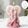 Wedding Decoration Mold Non-Stick Bride And Groom Candle Mold 3d Couple Silicone Mold Easy-Clean For Gift Candle Making Craft