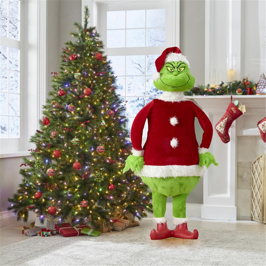 Grinch Christmas Elf Decorations Holiday Party Ornaments Xmas Tree Hanging Decor
