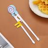 Training Chopsticks Ergonomic Cartoon Easy To Clean Fun Effective Learning Tool Baby Practice Chopsticks