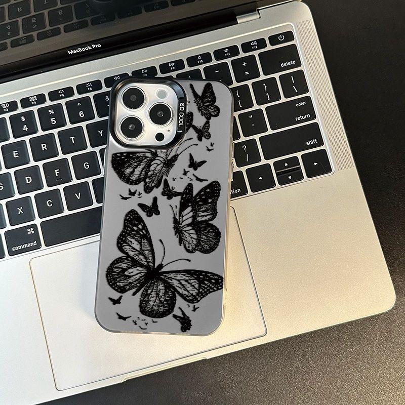 Butterfly Fly Apple 17 Mobile Phone Case iPhone15 Laser 14 Anti-drop 11 Creative 12promax Tide 78