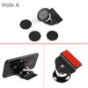 Aluminum Alloy Car 360-Degree Rotary Cell Phone Holder GPS Navigation Bracket Black For Toyota Tacoma 2016-2020 Car Accessories