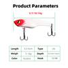 6PCSLong-distance Lure Fishing for snakeheadVIBIron Plate 5g- 14gPopular Foreign Trade Product for Sea Fishing: Floating Shore-t
