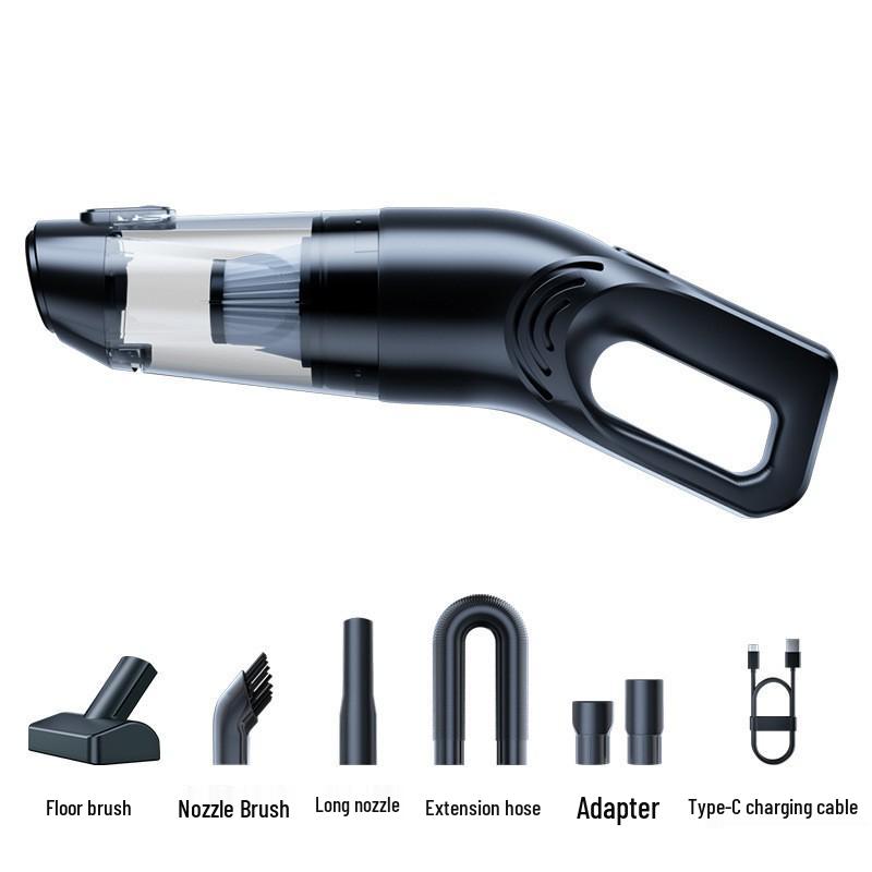 Wireless Cross-Border Car & Home Vacuum Cleaner: High-Power Handheld with Strong Suction