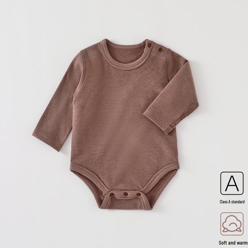 

Детский бархатный комбинезон: Пижама с утолщенным базовым слоем для осени и зимы - боди для новорожденного. 73cm (6-9 months)