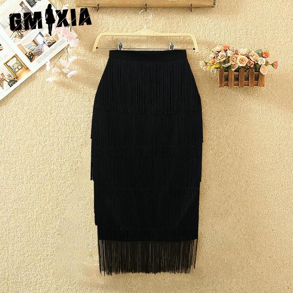 GMXIA Dámská móda Ležérní Jednobarevný Potisk Letní Jarní Sukně