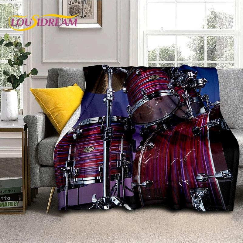 3D Musikinstrumente TAMA Schlagzeug Schlagzeug Set Decke, Weiche Überwurfdecke für Zuhause Schlafzimmer Bett Sofa Picknick Reisen Büro Abdeckung Geschenk