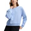 FILA Fashion Casual Knitted Pullover Sweatshirt Women tops Indigo-Blue F11W513209FBU