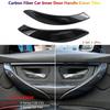 2x Carbon Fiber For BMW 3 Series F30 F34 Car Inner Door Handle Sleeve Cover Trim