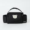 Borsa portaoggetti per animali dei cartoni animati Borsa per mummia multiuso a righe con stampa floreale Cesto appeso per carrozzina