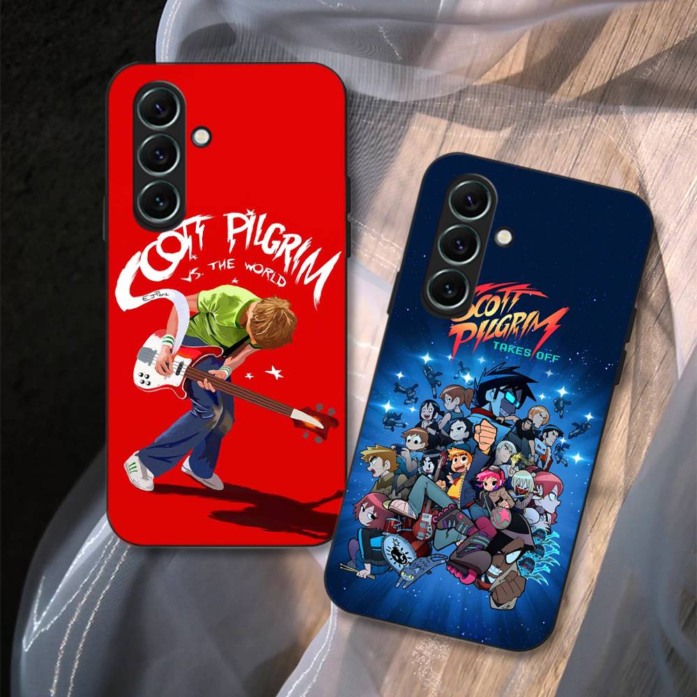 S-Scott Pilgrim Phone Case For Samsung S 24 Fe 25 Ultra Plus 20 Lite 21 30 22 23 24 22 Ultra 5G Fundas