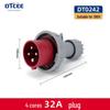 Second Gen IP67 Industrial Aviation Socket Connector 16A/32A, 3-Core/4-Core/5-Core, Non-Explosion-Proof