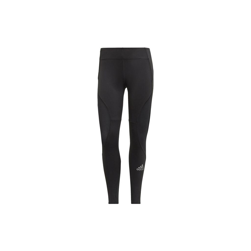 Adidas High-Waisted Elastic Fitness Running Tights Women Bottoms Black GH6850