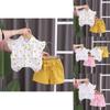 Adorable Soft Cotton Summer Set For Baby Girls Featuring Cute Animal Prints Ideal For Playtime