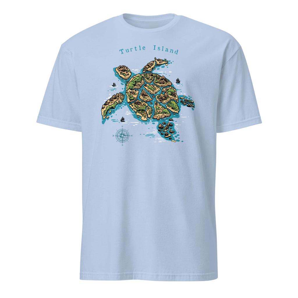 Turtle Island Shirt North America Native Reptile Turtle T-Shirt Size S-3XL Gift