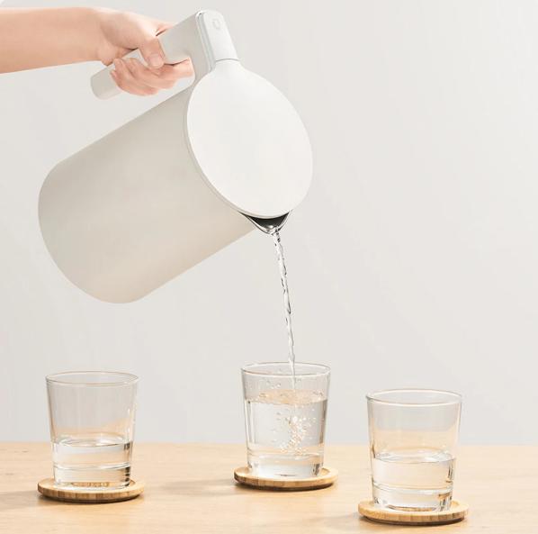 XIAOMI MIJIA elektriska vattenkokare med konstant temperatur 2 te kaffe rostfritt stål 1800W LED-skärm Fyra termoslägen 220V vattenkokare