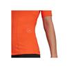 Adidas Solid Color Crew Neck Logo Print Casual Short Sleeve T-Shirt Women Half-Impact-Orange HI6151