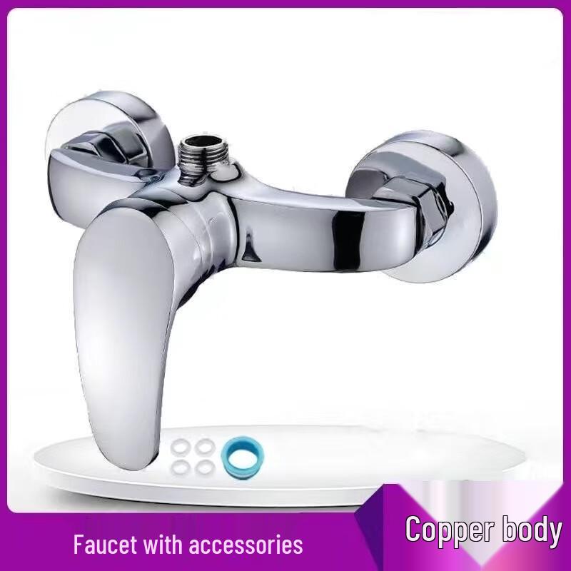 TLXT Brass Hot & Cold Bathroom Shower Faucet