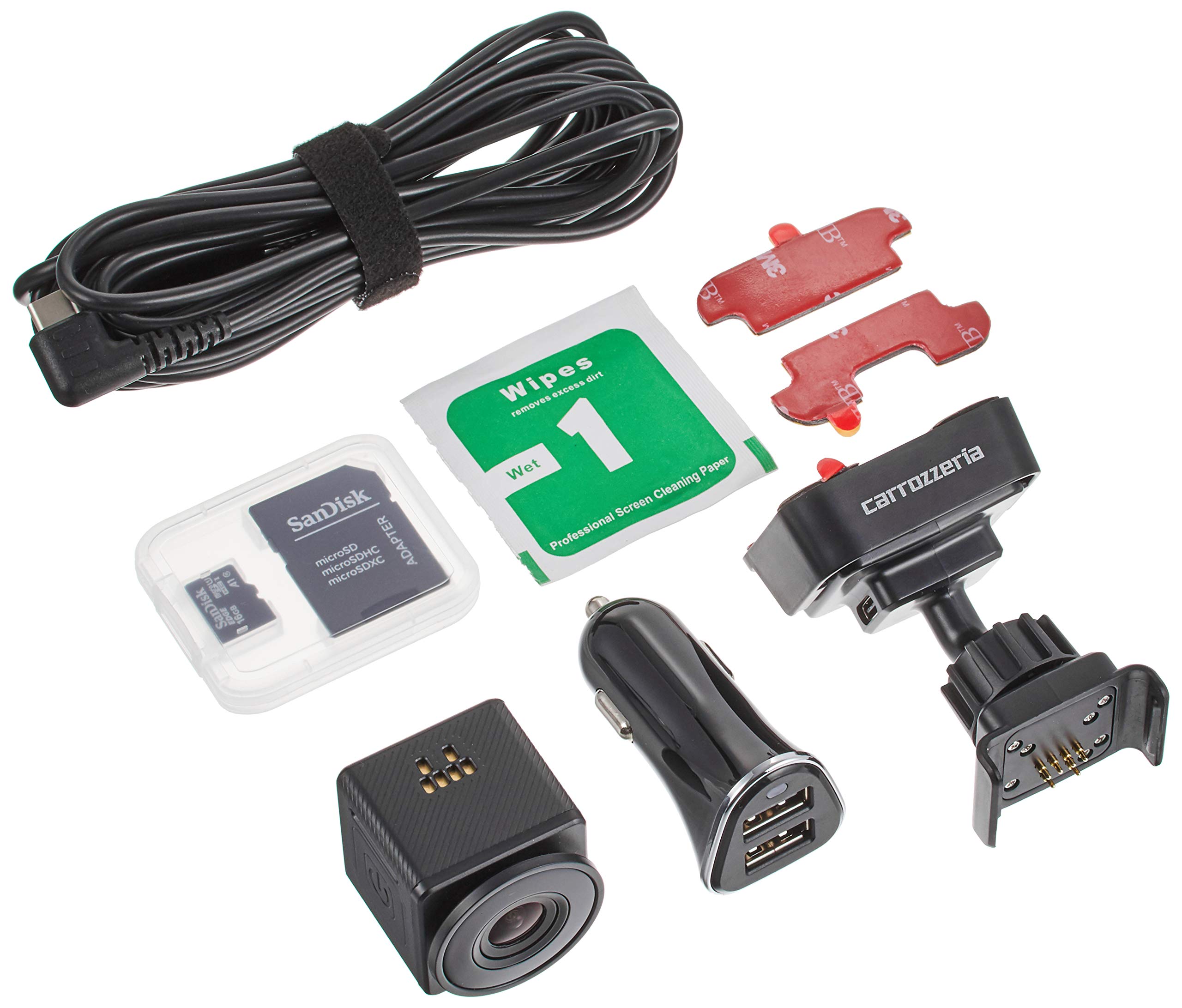 

Pioneer Dash Single 2 Full Parking Continuous Impact Manual Parking Includes 16GB microSD Carrozzeria VREC-DH200 Cam, Camera, Megapixels, HD, чёрный